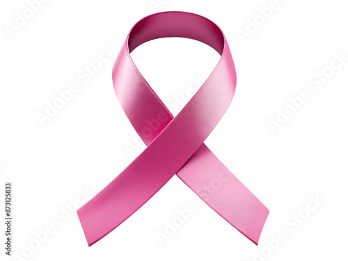 Pink ribbon with a pink ribbon