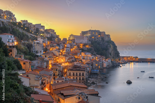 Scilla, Italy on the Mediterranean Se