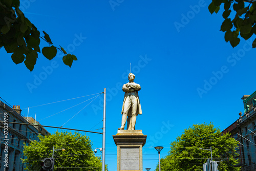 Dublin, Ireland - city streets and urban landscape