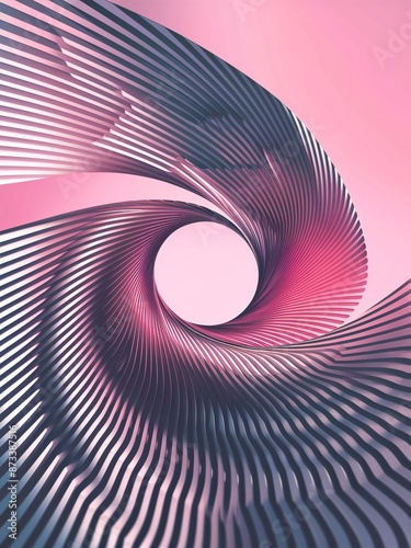 Abstract Spiral pink Light Art Design graphic wallpaper