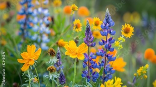 A closeup shot of a colorful wildflower reminding readers of the stunning flora and fauna found in national parks..