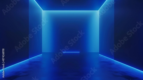 Design a glowing blue to dark blue gradient limbo background that is clean and advanced