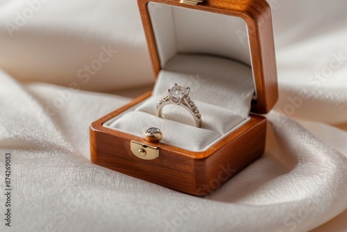 diamond ring in a box