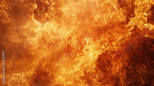 Stunning shot close up of a firestorm with perfect composition