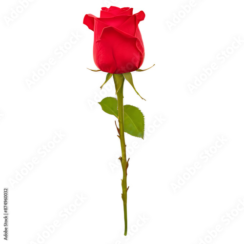 Red rosebud Transparent Background Images 