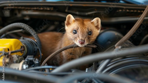 marten damaging wiring, hoses and insulation of cars