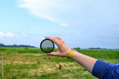 Filtr fotograficzny do wydłużana czasu naświetlania, filtr szary nd