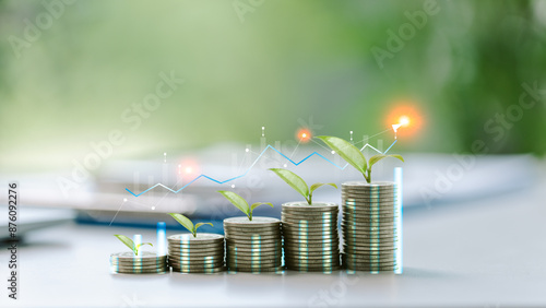 Bank new concept of green finance aims to invest in sustainable development projects, fostering social growth and contributing to the overall economy financial stability. finance, invest, green.