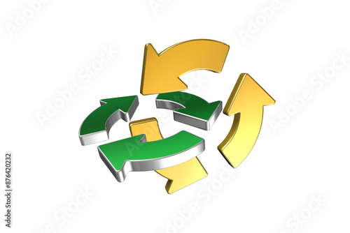 symbol recyklizacja, recyrkulacja odpady