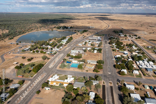 The far north Queensland town of Richmond and Fred Tritton lake