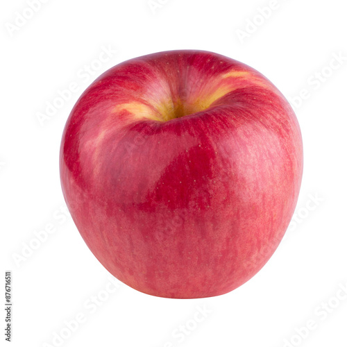 red apple isolated on a transparent background