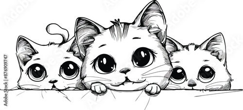 Cute Cat Illustration, High-Quality Design Elements for Your Creative Projects