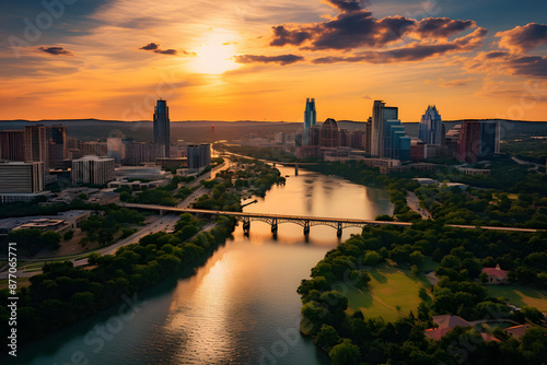 Amazing Austin cityscape