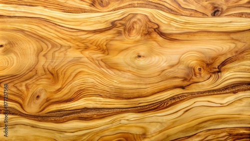 Beautiful intricate olive wood grain texture with wavy patterns and knots