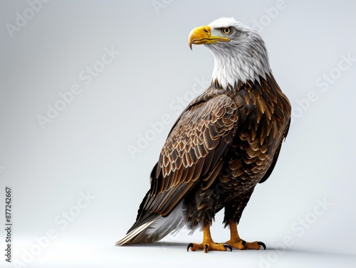 a Bald Eagle perched 