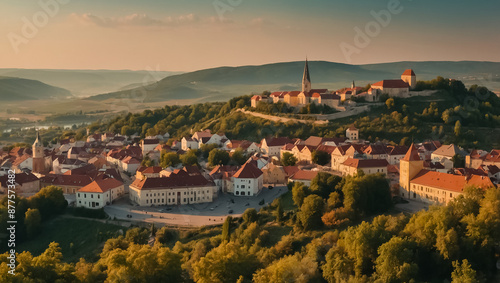 Tokaj city Hungary architecture