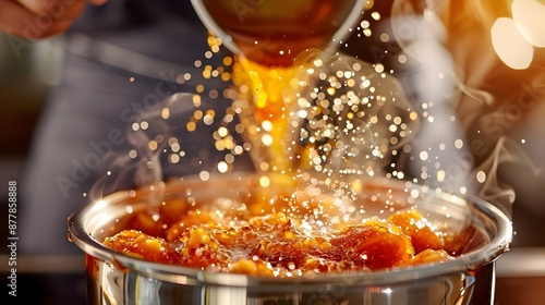 Electric Pressure Cooker Caramelizing Sugar for a Syrupy Glaze
