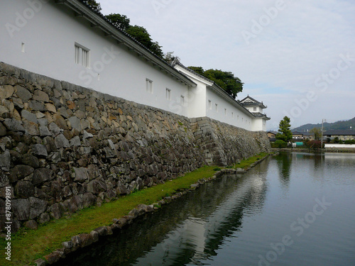 彦根城跡の堀【日本百名城・国指定特別史跡】日本滋賀県