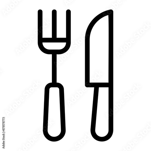 restaurant line icon