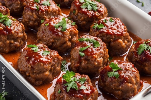 Homemade Savory Meatballs