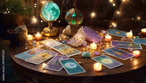 Cartomancy, Tarot, Psychic, Clairvoyant - AI generated