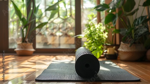 Eco-Friendly Yoga Mat Made from Natural Rubber for Sustainable Fitness Practice