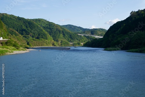 View of Niyodo River in Kochi Prefecture