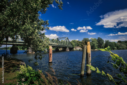 Glienicker Brücke - Potsdam - Germany - Glienicker Brücke - Brandenburg - Havel - Fachwerkbrücke - Straßenbrücke - Agentenaustausch - Eisenfachwerkbrücke 