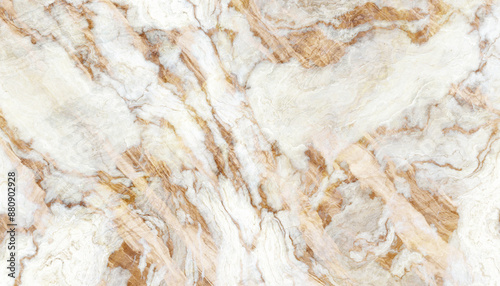 White marble with gold veins and inclusions