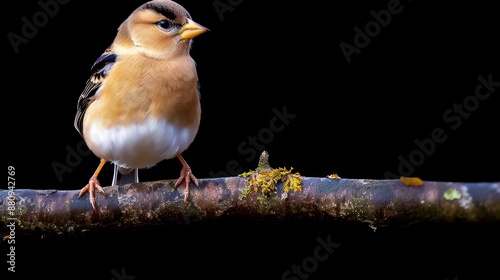 "Vibrant Chaffinch: A Studio Portrait in High Fidelity"