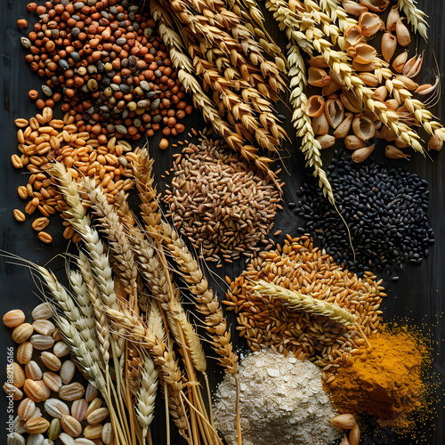 Wholesome Grains: Textures of Health" explores the diverse textures and nutritional benefits of grains in culinary creations. From hearty whole grains like quinoa and brown rice to ancient grains such