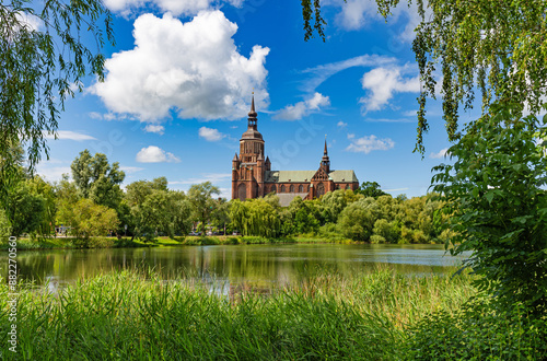 St.-Marien-Kirche( auch Marienkirche) in Stralsund, Mecklenburg-Vorpommern, Deutschland