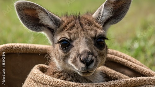 Portrait of deer standing amidst plants in forest,Canberra,Australian Capital Territory,Australia