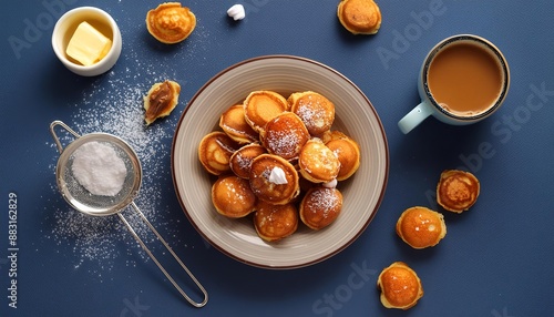 Dutch food Poffertjes generative AI