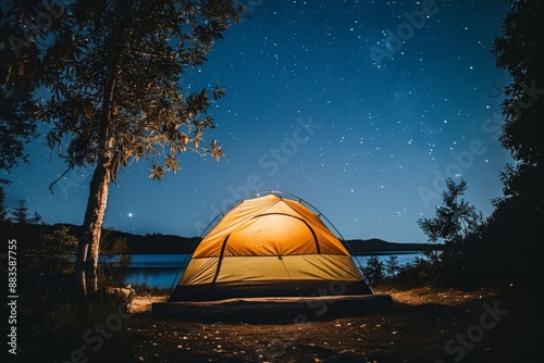 Camping Under a Starry Sky