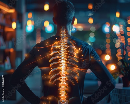 Exploring spinal health visualizing back pain and the vulnerable intricacies of the spinal region