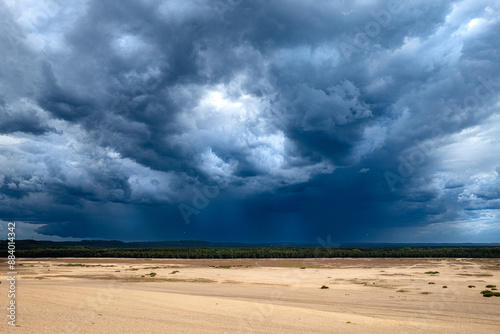 Burza nad Pustynią Błędowską