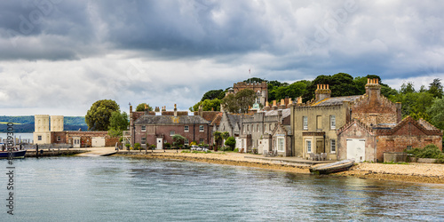 View of Brownsea Island at Poole, Dorset, Uk 