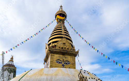 buddhist stupa in kathmandu country