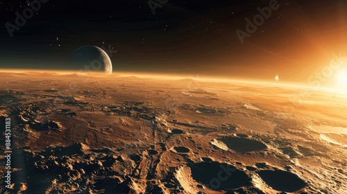 High-definition image of planetary surface