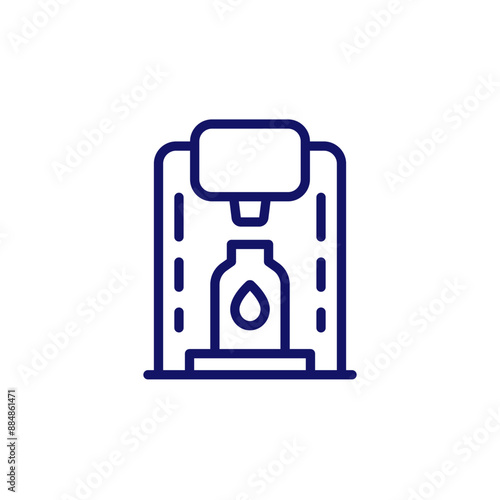 water refill station icon in line style