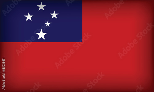 SAMOA Flag with Original color