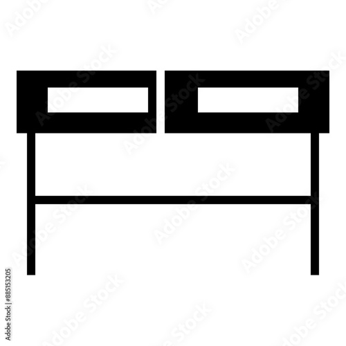 black and white furniture