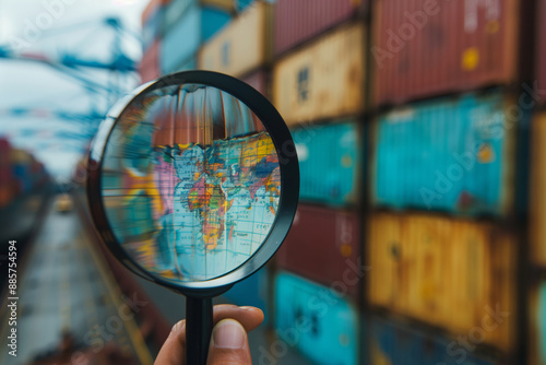 A World of Goods: A Magnifying Glass Reveals the Global Reach of Shipping Containers