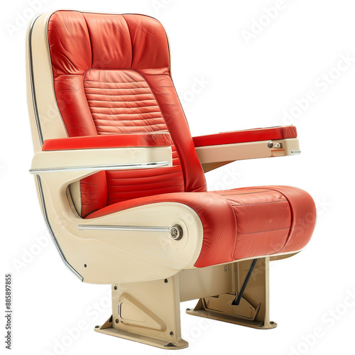 Luxury Red Leather Recliner Chair