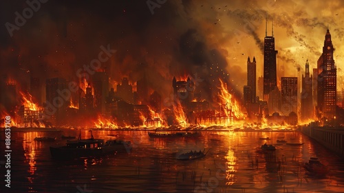 A Fiery Night in Chicago: The Great Fire of 1871