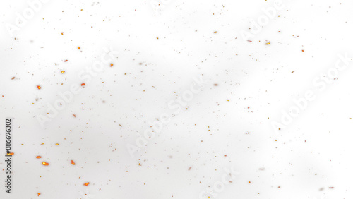 Floating embers sparks background PNG transparent. Opacity or screen mode usage for overlay