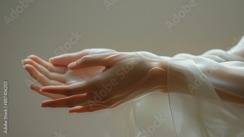 Delicate Hands in Soft Light