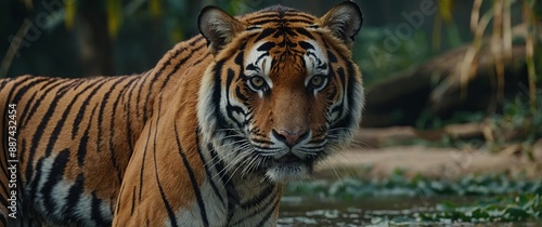 Bengal tiger, an incredible animal of nature Asia.