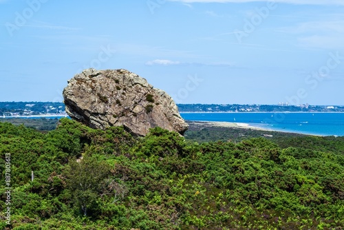 Agglestone Rock, Devil's Anvil, Studland, Dorset, England